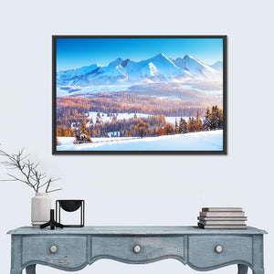 Snowy Mountain Peaks Wall Art