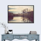Louisiana Cypress Swamp at Dusk Wall Art
