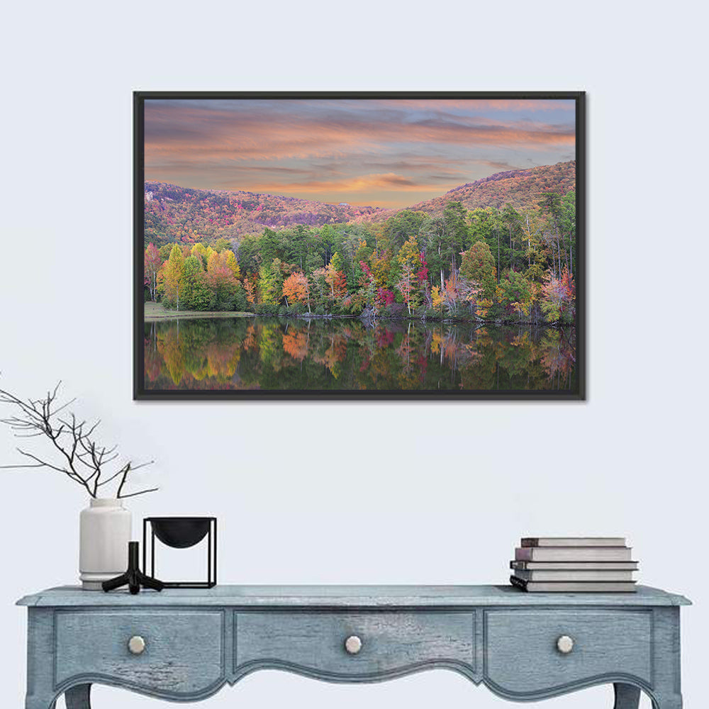 Cheaha State Park Lake Wall Art in a room, landscape