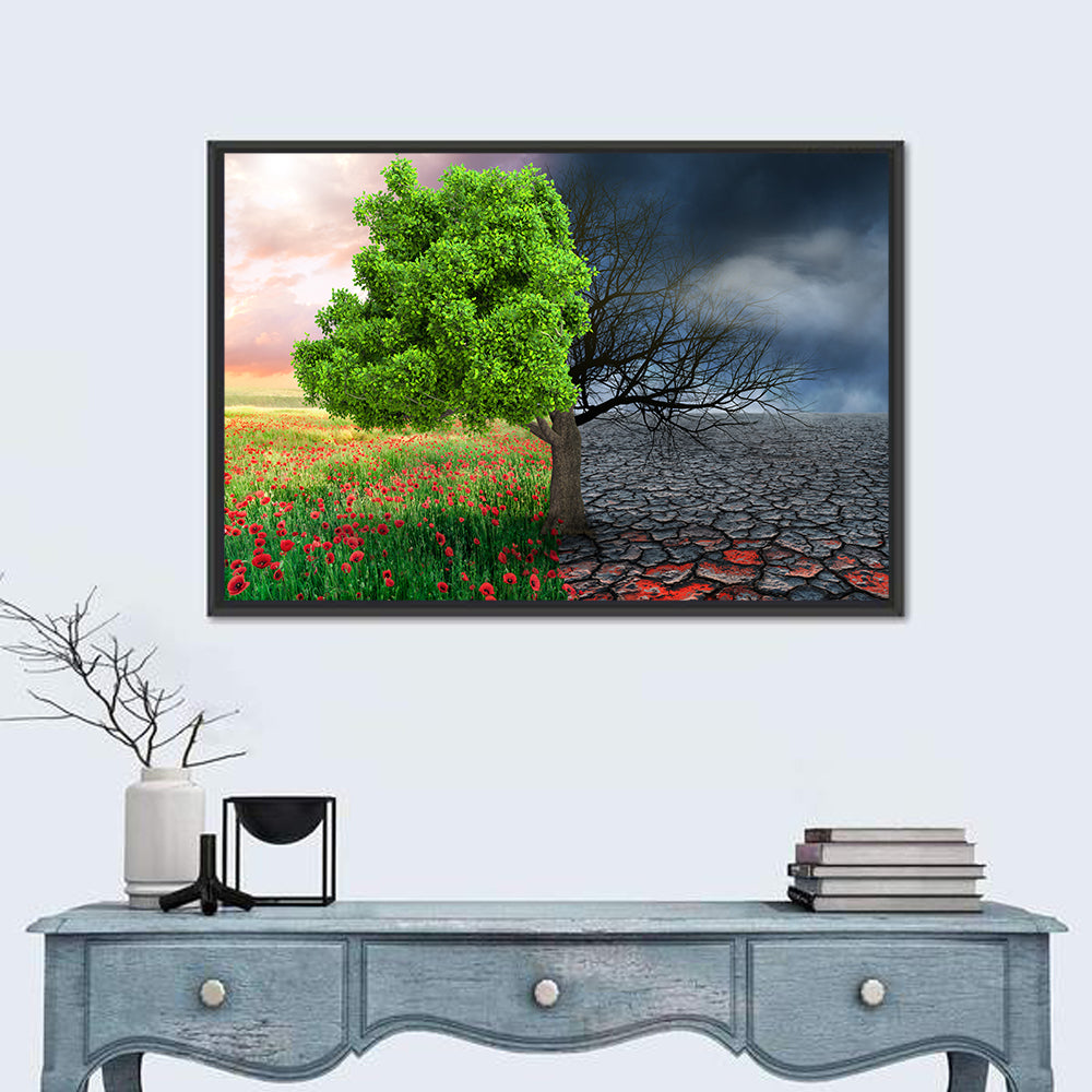 Climate Change Concept Wall Art
