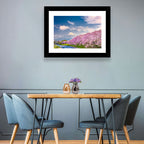Mount Fuji Cherry Blossoms Wall Art