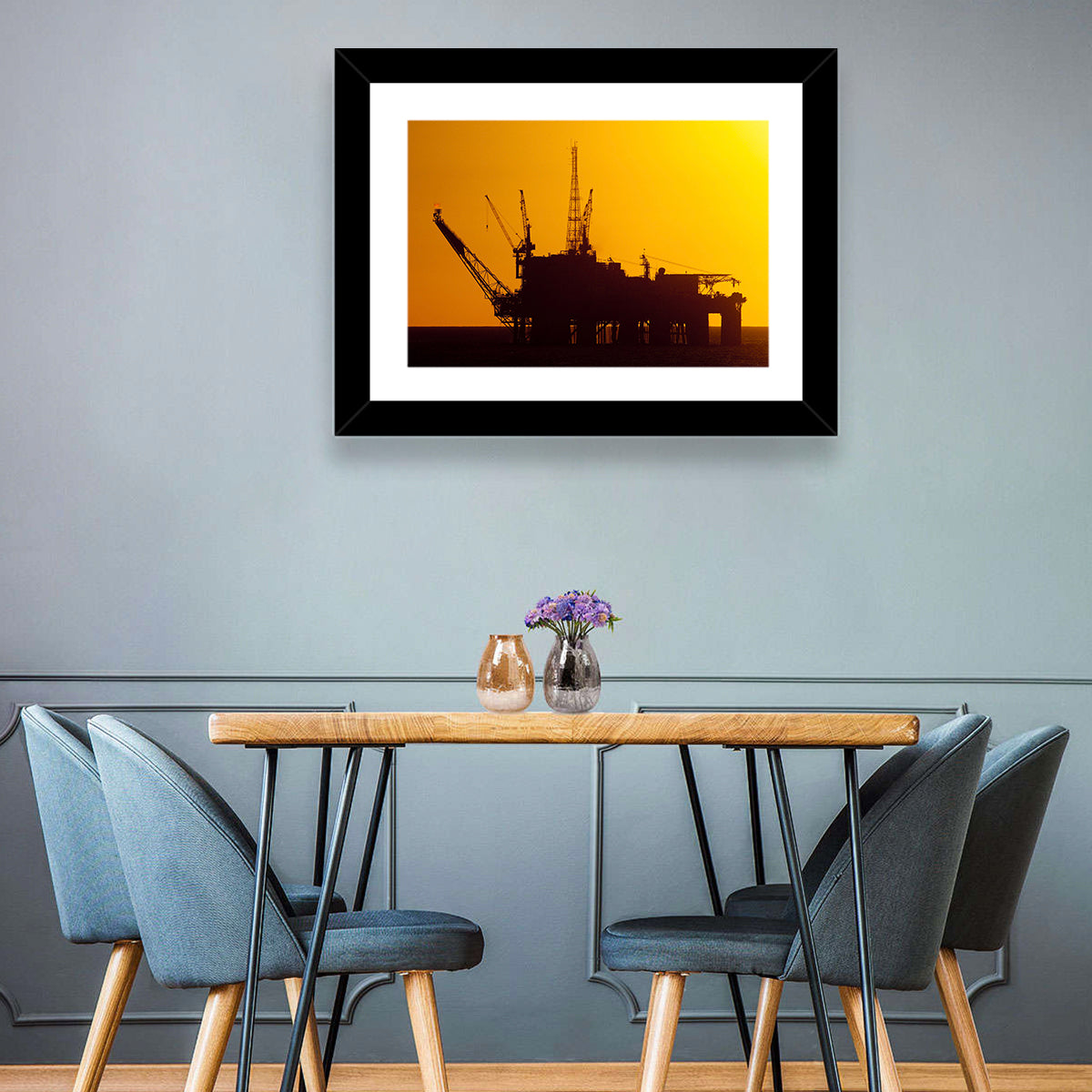 Oil Rig Wall Art