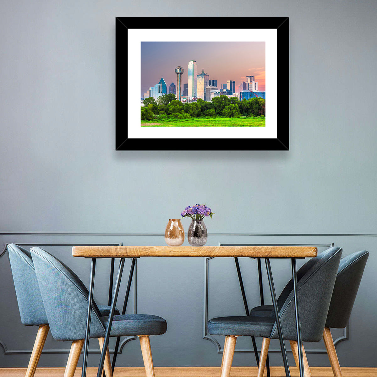 Dallas Golden Hour Skyline Wall Art