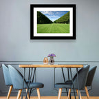 Tree-lined Manicured Lawn Wall Art