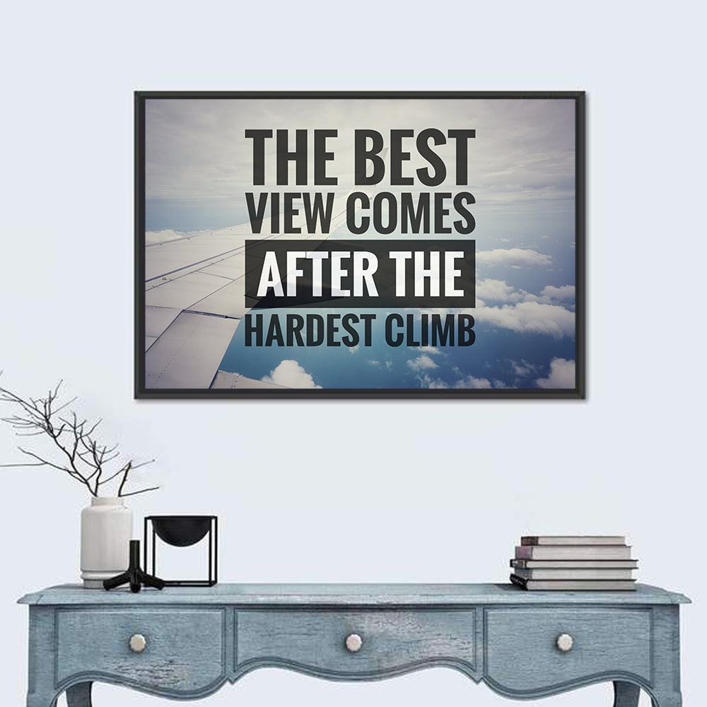 After the Hardest Climb Wall Art