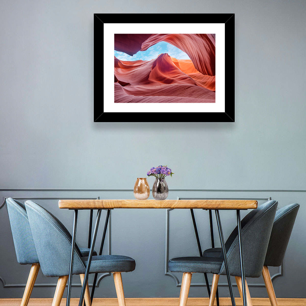 Antelope Canyon, Page Wall Art in a room, landscape