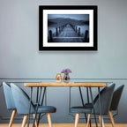 Long Lake Pier at Dusk Wall Art