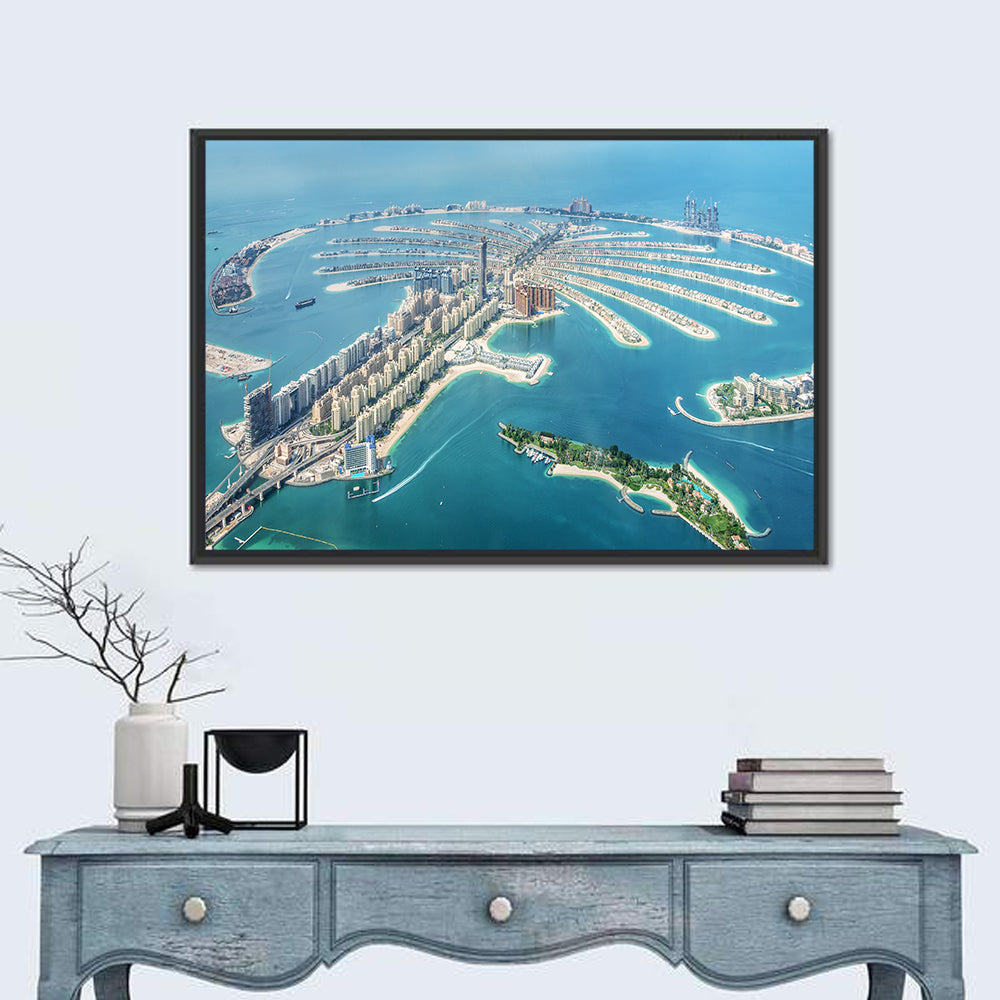 Palm Jumeirah Aerial View Wall Art