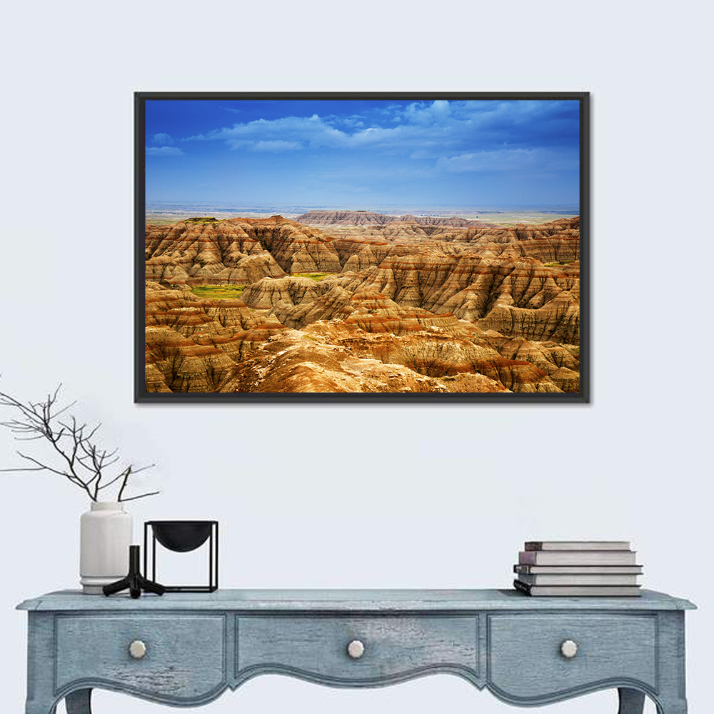 Badlands National Park Ii Wall Art in a room, landscape