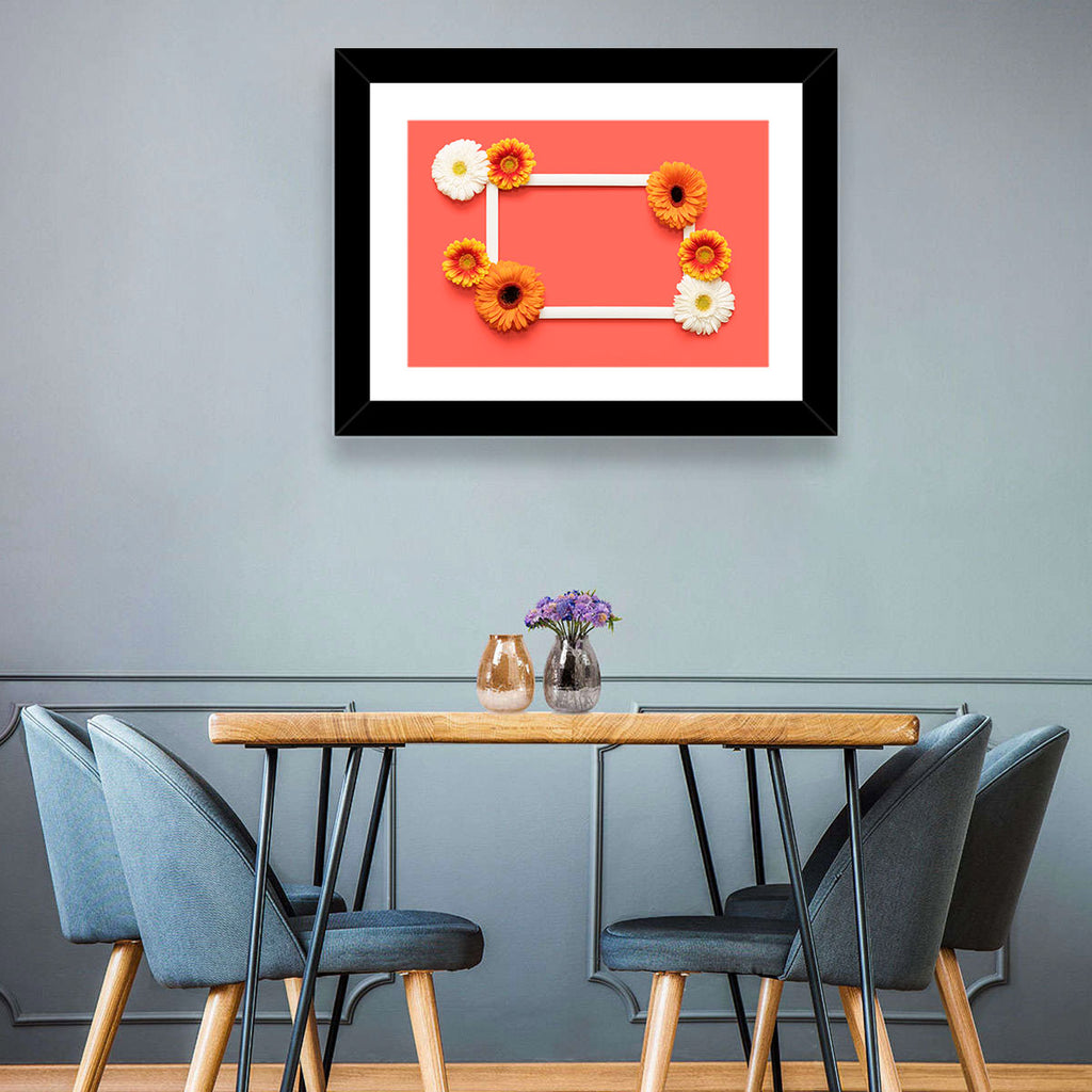 Handwritten Gerbera Greeting Wall Art