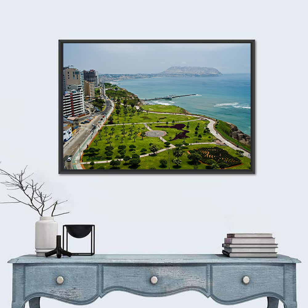 Miraflores Park Overlook, Lima Wall Art in a room, landscape