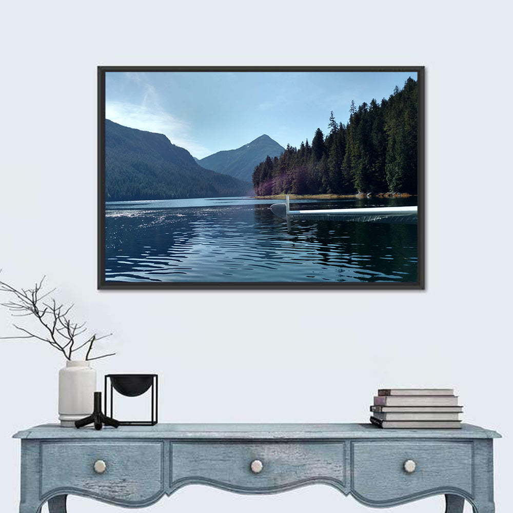 Tongass National Forest Seaplane View Wall Art in a room, landscape