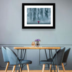 Skogafoss Waterfall with Figure in Pink Wall Art