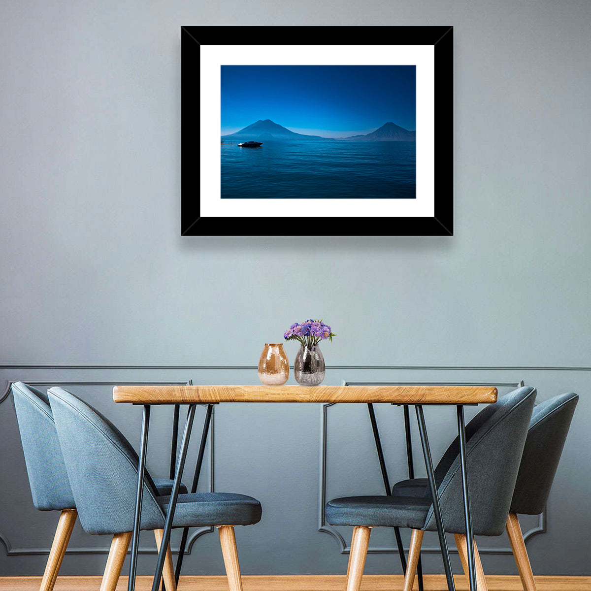 Boat At Lake Atitlan Wall Art