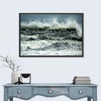 Stormy Coastline Wave Wall Art