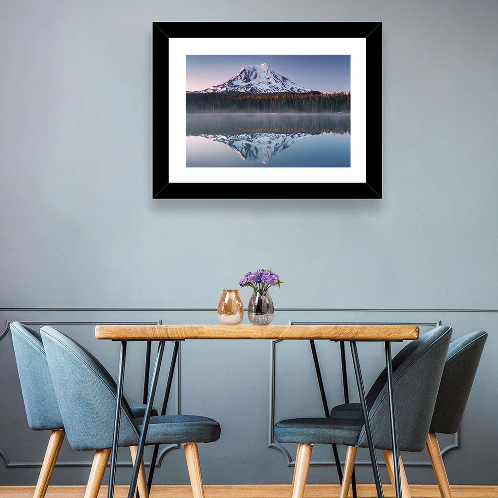 Mount Adams Sunrise Reflection Wall Art