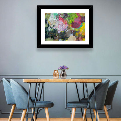 Hand Drawn Abstract Palette Wall Art