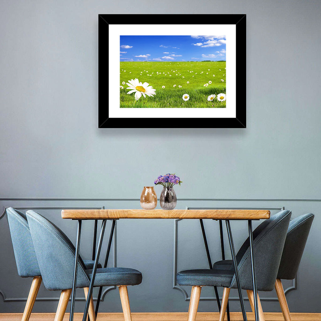 Spring Daisy Meadow Wall Art