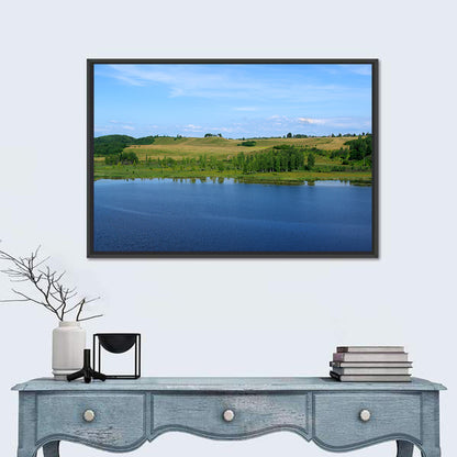 Lake In Pskov Region Wall Art