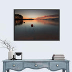 Lake Lanier Buoys at Sunset Wall Art