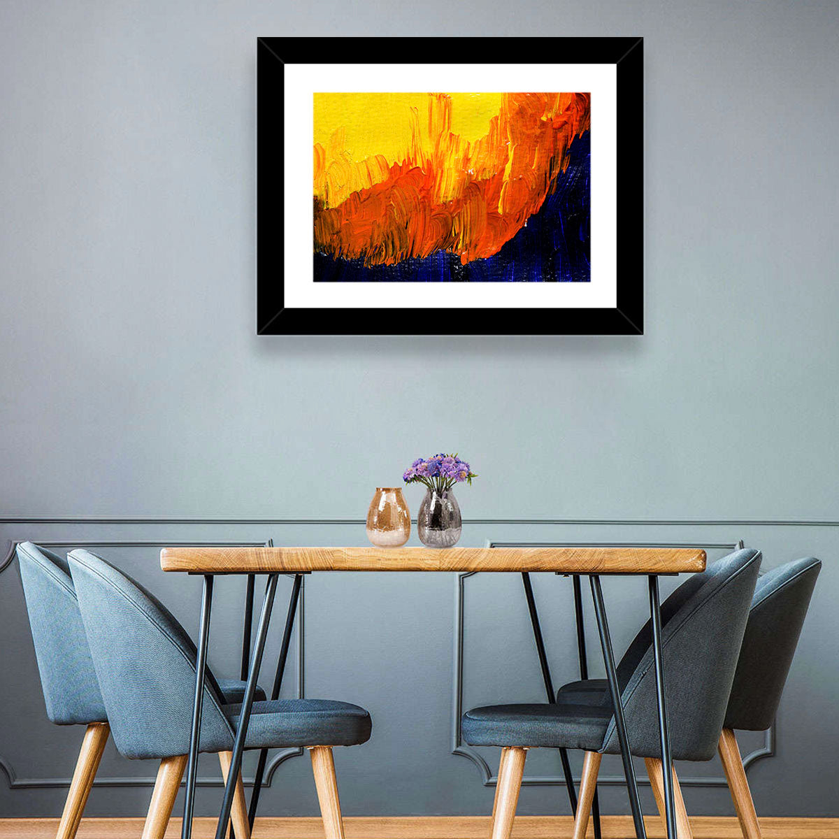 Mountain Ridge Abstract Wall Art