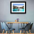 Menorca Cove Sailboat Wall Art