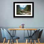 Cabin on Lake Obersee Wall Art