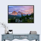 Cortina Dolomites Golden Hour Wall Art