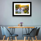 Skradinski Buk Waterfall at Golden Hour Wall Art
