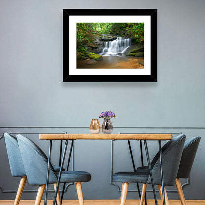 Blue Ridge Mountains Waterfall Wall Art