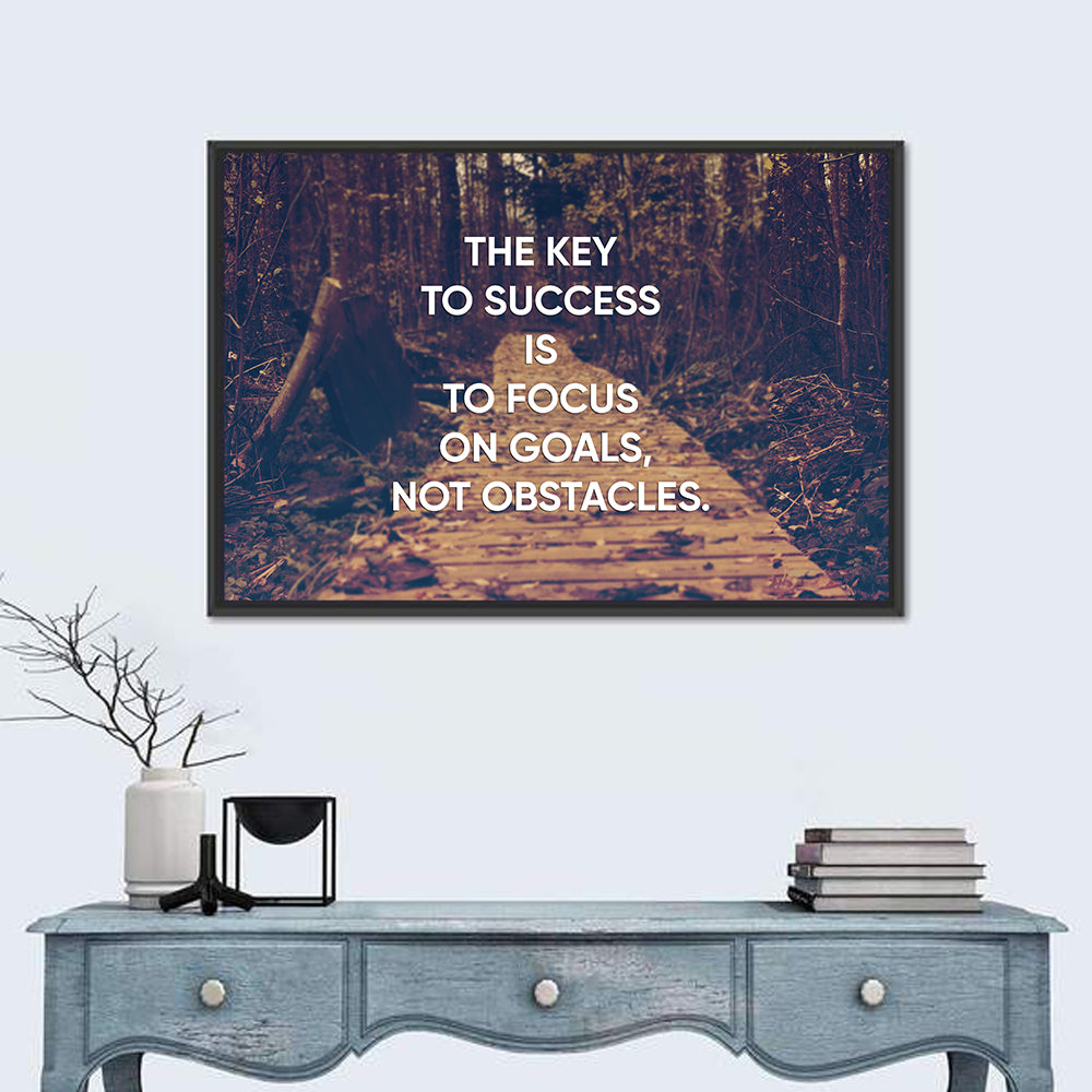 Key to Success Wall Art in a room, landscape