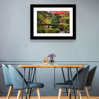 Rinoji Temple Autumn Garden Wall Art