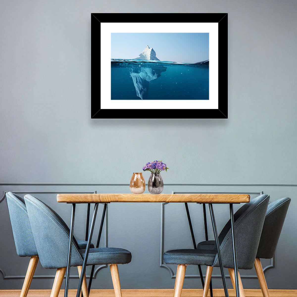 Split-level Iceberg Wall Art