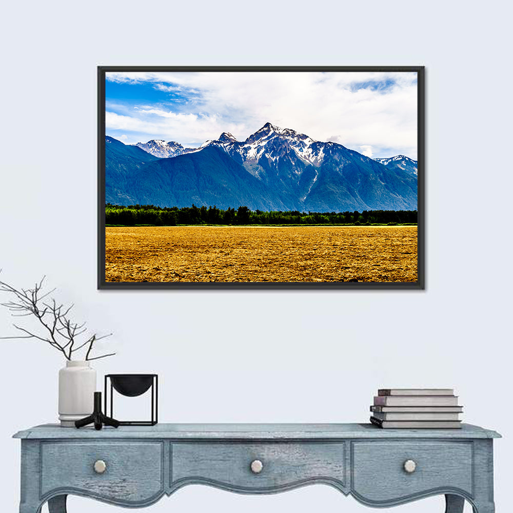 Cheam Mountain Peak Wall Art in a room, landscape
