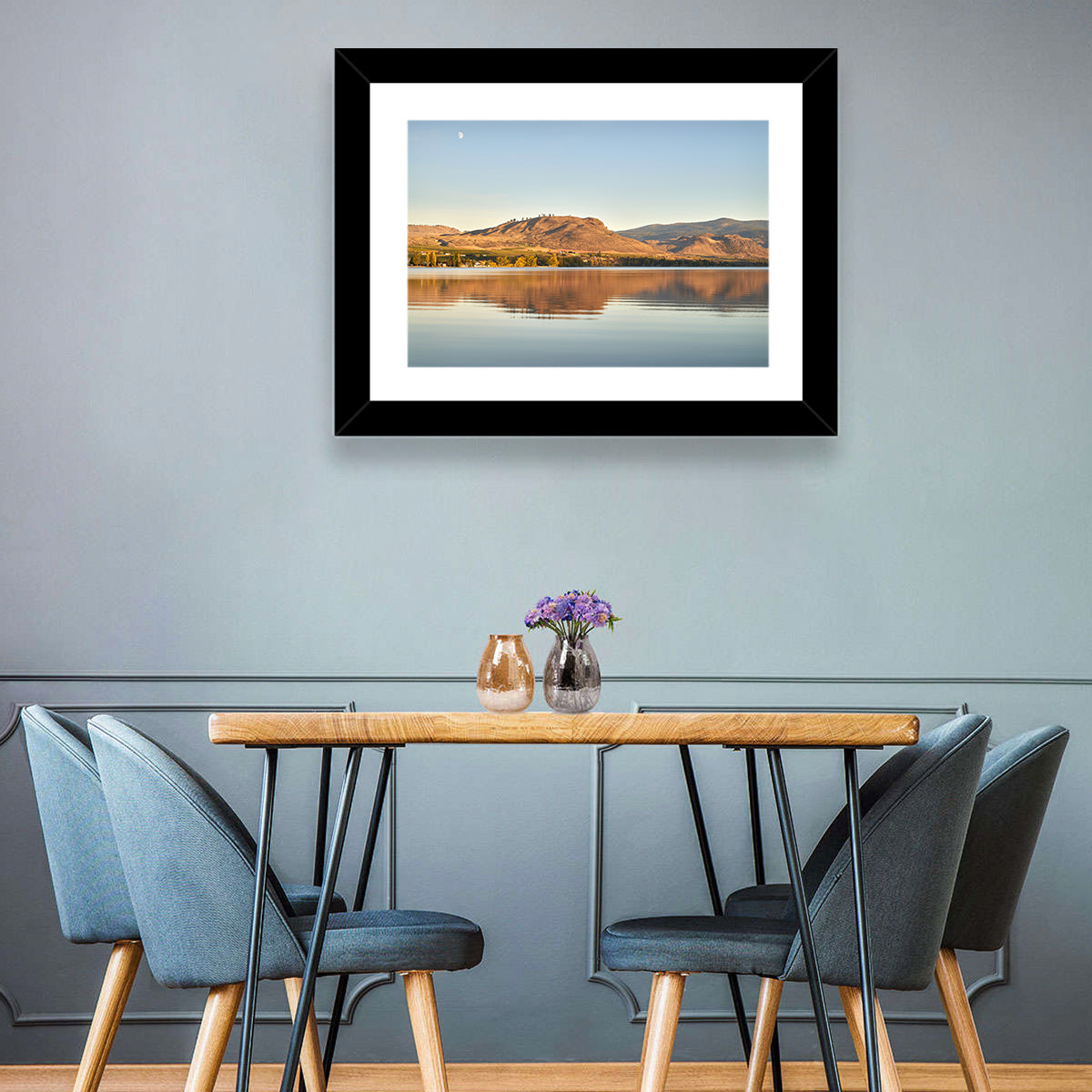 Osoyoos Lake Moonlit Reflection Wall Art