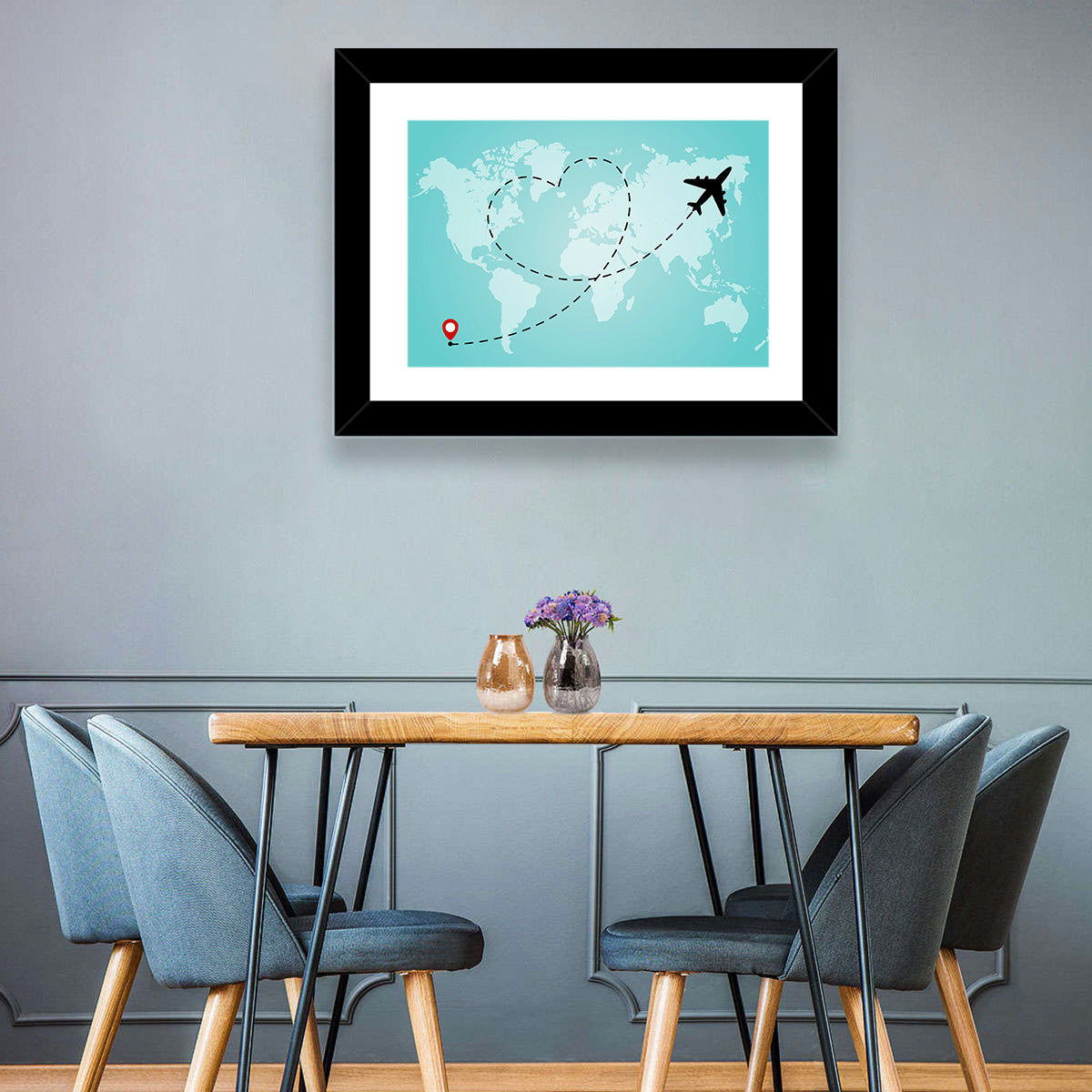 Love Travel Concept Wall Art