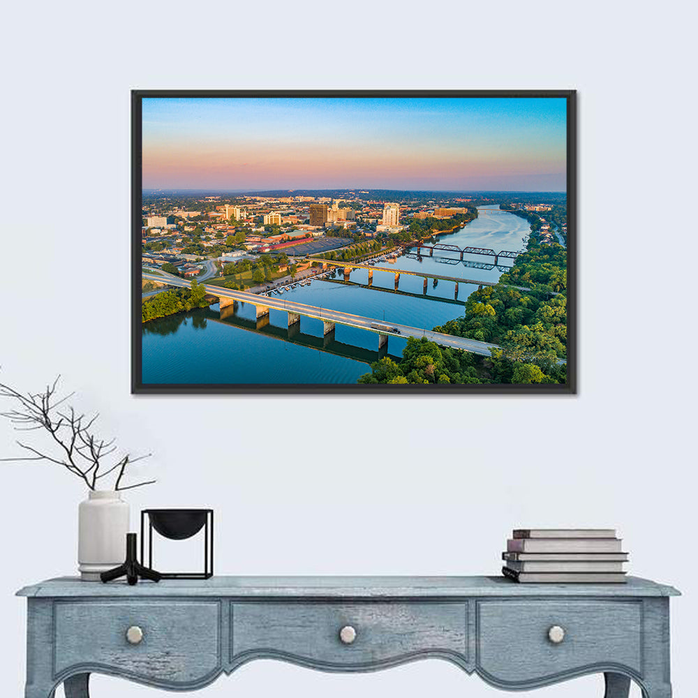 Augusta Savannah River Skyline Wall Art