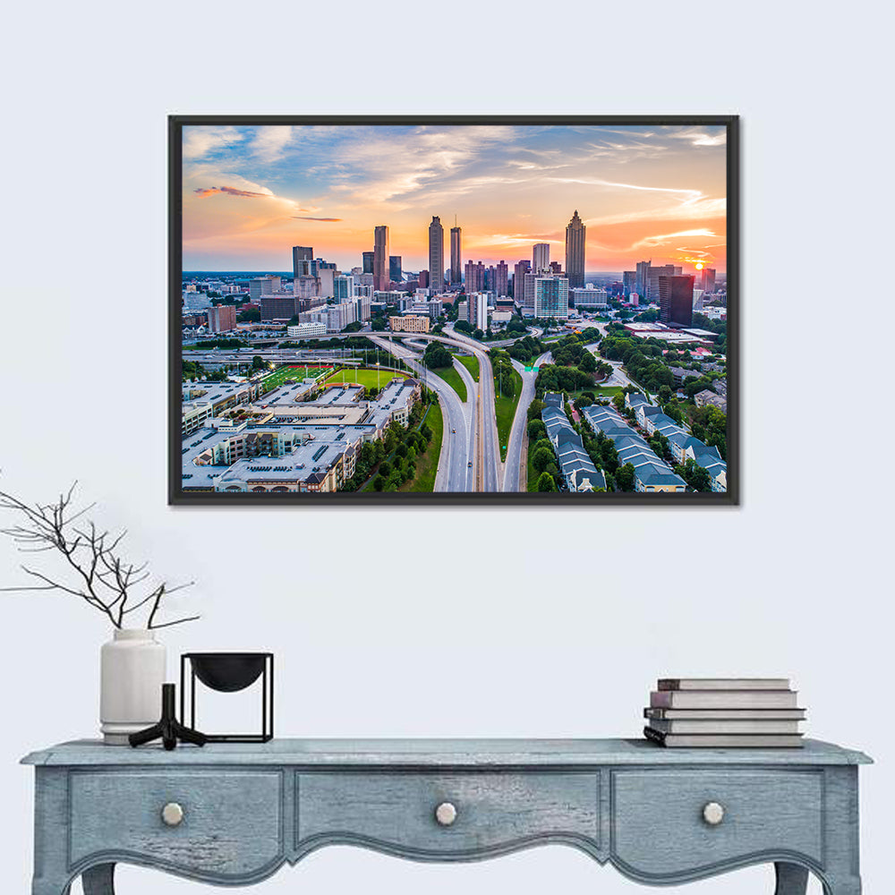 Downtown Atlanta Skyline Wall Art