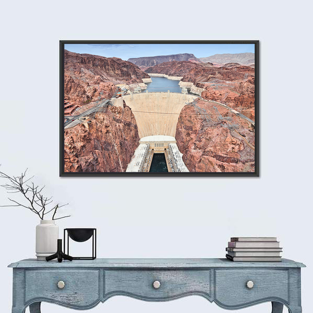 Hoover Dam High-angle View Wall Art