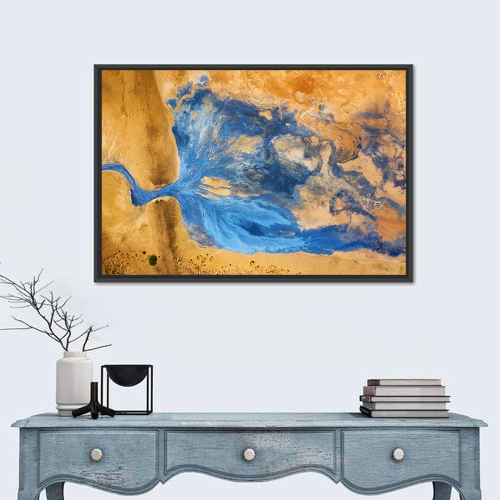 Geysers Valley Aerial View Wall Art