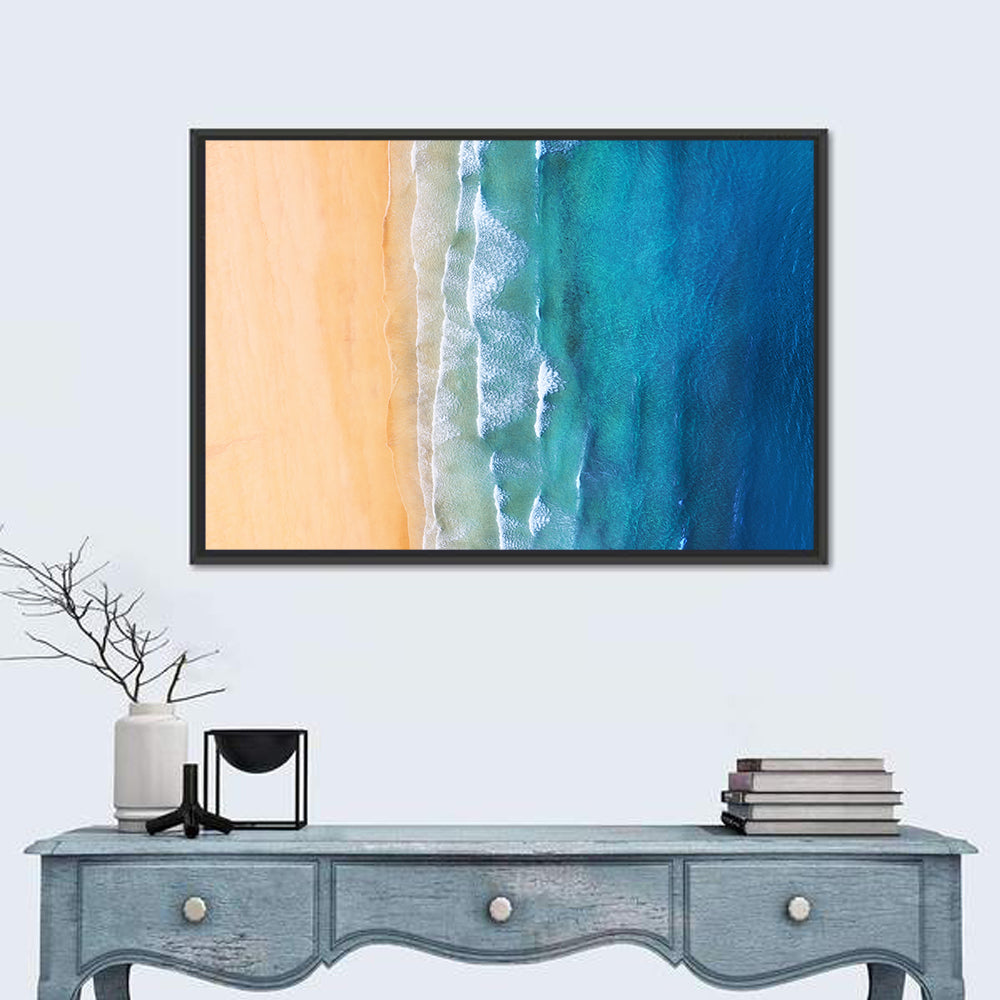 Aerial Iceland Coastline Wall Art