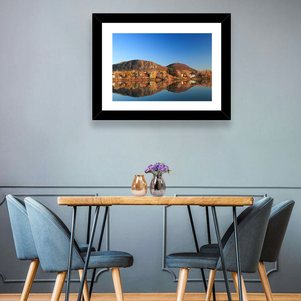 Mont Saint-hilaire Autumn Reflection Wall Art
