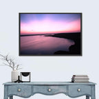 Lake Travis Purple Sunset Wall Art