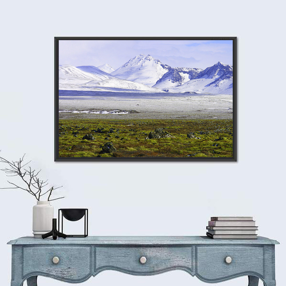 Icelandic Winter Landscape Wall Art