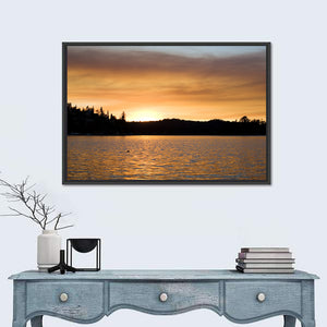 Lake Arrowhead Sunset Wall Art