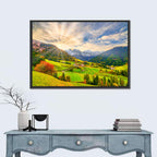 Santa Magdalena Valley at Golden Hour Wall Art