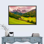 St Johann Church, Santa Maddalena Wall Art