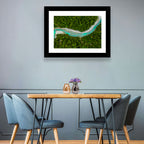 Inn River Aerial View Wall Art