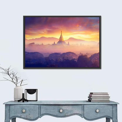 Buddhist Stupas Wall Art