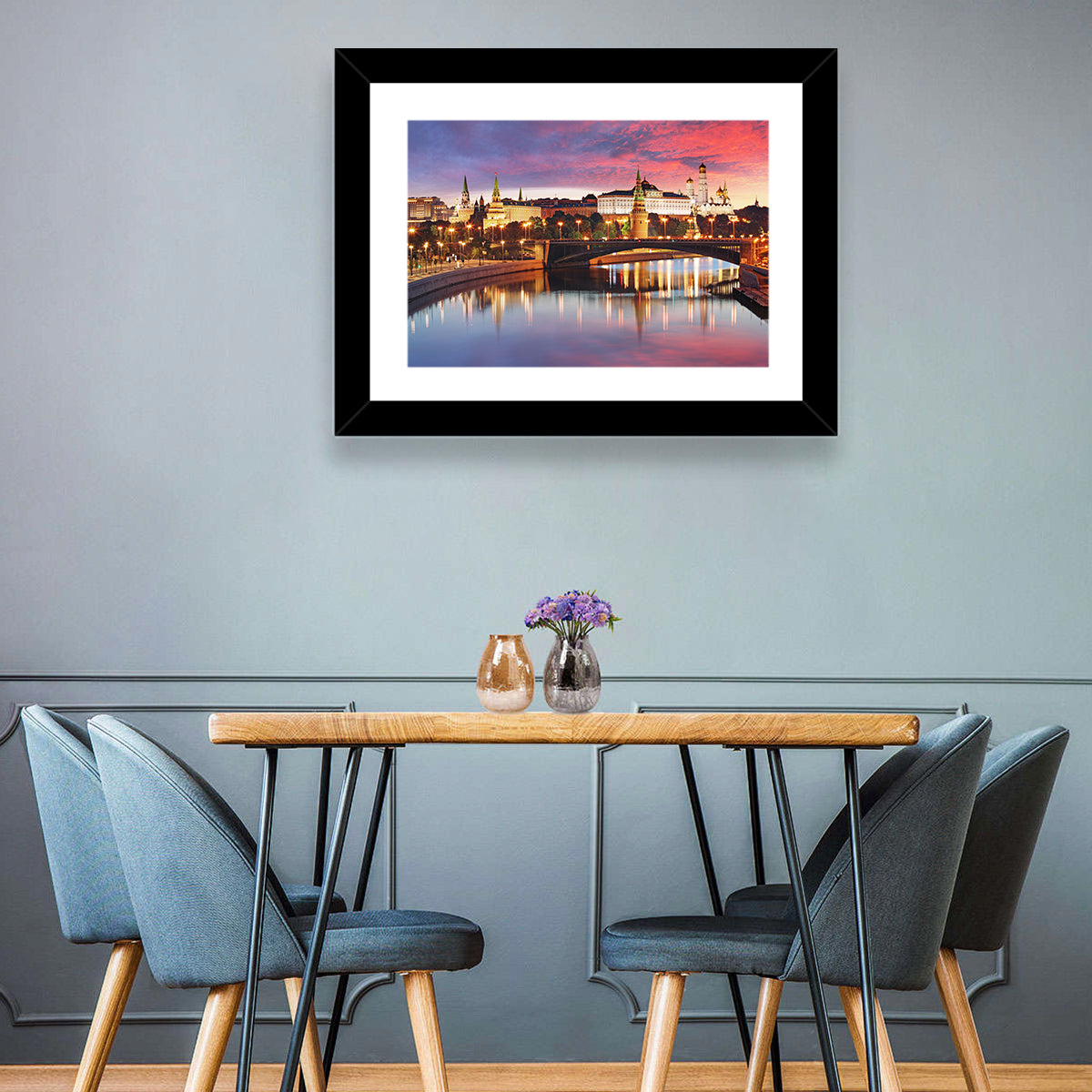 Moscow Skyline Wall Art
